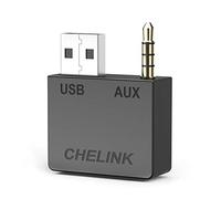 CHELINK Transmisor de audio Bluetooth para Kia Hyundai, adaptador de audio inalámbrico portátil para estéreo de coche compatible con i-Phone X i8 i7 i7Plus i5 i6 i6S i-Pad Android Smartphone