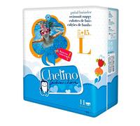 Chelino Fashion & Love - Pañal infantil de agua, talla L, 11 pañales - [paquete de 3]
