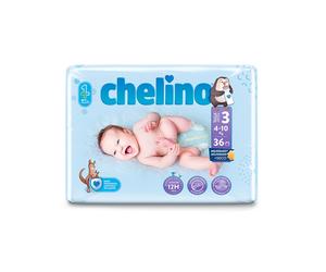 Chelino Nature Pañal Bebé Talla 3 4-10kg Hasta 12h Seco 36ud