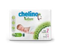 Chelino Nature Pañal Infantil Talla 2 (3-6 kg), 28 Unidades( Paquete de 6)