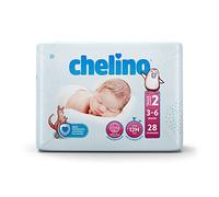 CHELINO PAÑALES LOVE 3-6 KG TALLA 2 28 UNIDADES
