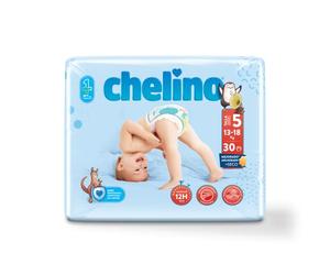Chelino Pañales infantiles Talla 5 (13-18kg), 30 Unidades ( Paquete de 1)