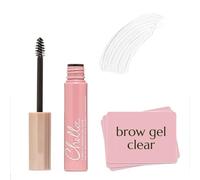 Chella Gel definidor de cejas, transparente - Uso como iluminador, corrector y delineador debajo de los ojos - Vegano, libre de crueldad, sin parabenos, sin gluten