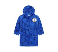 Chelsea Albornoz oficial del F.C. de forro polar con capucha para niños, azul, 11-12 años
