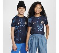Nike Chelsea FC Academy Pro Camiseta De Fútbol De Manga Corta para Antes del Partido Dri-Fit - Niño/A, Obsidian/Guava Ice, FQ0010-452, L