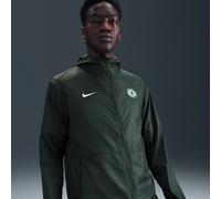 Chelsea FC Academy Pro Chaqueta para la lluvia de fútbol con capucha Nike - Hombre - Verde XS