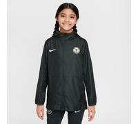 Chelsea FC Academy Pro Chaqueta para la lluvia de fútbol con capucha Nike - Niño/a - Verde