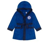 Chelsea FC - Batín con forro polar y capucha para bebé - Producto oficial - 2-3 años