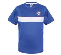 Chelsea FC - Camiseta Oficial de Entrenamiento - para niño - Poliéster - Azul Real/Franja Blanca - 6-7 años