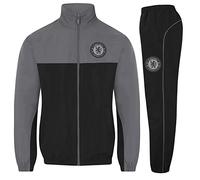 Chelsea FC - Chándal oficial para hombre - Chaqueta y pantalón largos - Gris - L