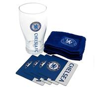 Chelsea FC Football Club - Juego de minibar (producto oficial de fútbol)