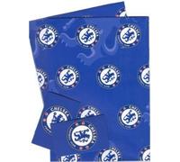 Chelsea FC Official Product 2 Sheets Wrapping Paper plus 2 Gift Tags GIFT WRAP by Chelsea F.C.