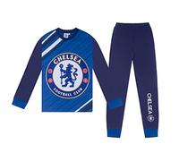 Chelsea FC - Pijama Largo Serigrafiado para niño - Producto Oficial - Azul Real - 7-8 años