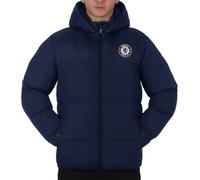 Chelsea FC - Plumífero acolchado oficial con capucha - Para hombre - Marino - M