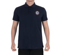 Chelsea FC - Polo Oficial para Hombre - con el Escudo del Club - Azul Marino - Small