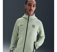 Chelsea FC Tech Windrunner Sudadera de fútbol de tejido Fleece con capucha y cremallera completa Nike - Hombre - Verde L