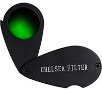 Chelsea - Filtro para identificación de piedras preciosas, distinguir rápidamente esmeraldas auténticas, rubíes, zafiros, filtro de vidrio aguamarina, fiable, portátil, ideal para gemólogos y joyeros