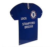 Chelsea Football Club - Placa de metal para colgar en la pared, diseño oficial de camiseta