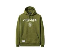 Chelsea Sudadera con capucha con logotipo oficial del Football Club, sudadera con capucha para hombre, color verde ciprés, Multicolor, S
