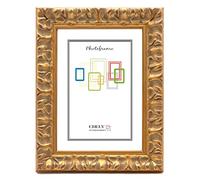 CHELY INTERMARKET | 27C2I | Marco de fotos 10x15cm Dorado Mod-217| Estilo Barroco | Marco de madera para Decoración de Casa | Fotografías de Boda | Listado de precio.(0,30)
