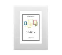 CHELY INTERMARKET | 3B3F | marco de fotos Cristal 15x20cm /Blanco/MOD-3250 | Ideal para Hogar, despacho | Fotografías de Boda | Listado de precio.(3250-15x20-0,55)
