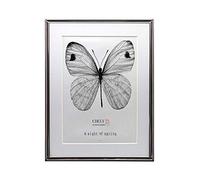 CHELY INTERMARKET | 45B2B | Marcos de Fotos 18x24cm Mod-3325 (medida paspartú 13x18 cm) Plateado (Bañado en Plata con Textura puntuado en el Borde)| Estilo galería | Fotografías de Bodas