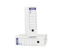 CHELY INTERMARKET Caja Archivador A4 de Cartón Pack de 48 Unidades para Documentos Facturas y Ficheros Resistente Ligera y Práctica para Organizar Archivar y Ahorrar Espacio