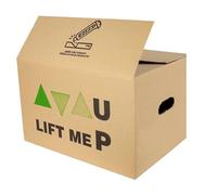 Chely Intermarket, Cajas de cartón GRANDES para mudanzas 50x70x40cm (Pack 10uds) Canal doble más rígido, práctico y consistente | Fabricadas en España | 100% reciclables (53653-50x70x40cm-12)