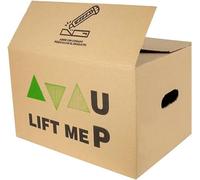 Chely Intermarket, Cajas de cartón GRANDES para mudanzas 80x40x40cm (Pack 10uds) Canal doble más rígido, práctico y consistente | Fabricadas en España | 100% reciclables (53644-80x40x40cm-12)