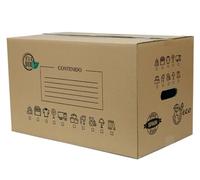 Chely Intermarket Cajas para mudanza de cartón 30x20x15cm (Pack 20uds) Canal simple It`s a box. Variedad de tamaños. 100% reciclables