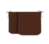CHELY INTERMARKET Cojines de sillas 40x40x3cm Marrón Set de 2 unds para Cocina, Salon y terraza