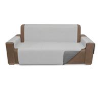 CHELY INTERMARKET Funda de Sofa Ajustables para los Asientos con Brazos, Cubre y Protege los sillones (Plata, 2 Plazas)