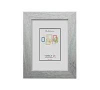CHELY INTERMARKET MOD-274 Marco Fotos Decorativo 20x30cm Madera Estilo Elegante Moldura Relieve Cuadro Color Gris Azul 2004 Fotografía Vertical Horizontal Cristal Protección Hogar Clásico