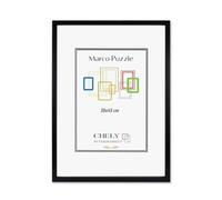 CHELY INTERMARKET MOD-295 Marco Fotos Puzzle 30x45cm Negro Moldura 3cm Madera Resistente Color negro Cuadro Decorativo Horizontal Vertical Incluye Kit Montaje Posters Diplomas Moderno Clásico