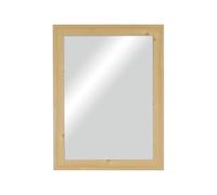 CHELY INTERMARKET MOD113 Espejo Pared Cuerpo Entero 50X70Cm Pino Espejo Decorativo Grande Espejo Largo Pared Hogar Baño Dormitorio Entrada Salón Vertical Horizontal Estilo Moderno Kit Colgado Madera