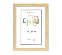 CHELY INTERMARKET MOD204 Marco Fotos Decorativo Estilo Clásico Haya 40x60cm Madera MDF con Metacrilato Diseño Montaje Vertical Horizontal Ideal Diplomas Certificados Fotografías