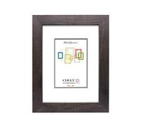 CHELY INTERMARKET MOD204 Marco Fotos Decorativo Estilo Clásico Wengue 13x18cm Madera MDF con Cristal Real Diseño Montaje Vertical Horizontal Ideal Diplomas Certificados Fotografías