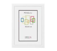 CHELY INTERMARKET MOD257 Marco Fotos Pared Grande 30x40cm Madera Blanca Decorativo Horizontal Vertical Color Blanco Incluye Kit Montaje Cuadro Diploma Certificado Oficina Hogar Elegante