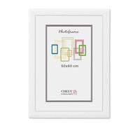 CHELY INTERMARKET MOD257 Marco Fotos Pared Grande 750x60cm Madera Blanca Decorativo Horizontal Vertical Color Blanco Incluye Kit Montaje Cuadro Diploma Certificado Oficina Hogar Elegante