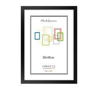 CHELY INTERMARKET MOD272 Marco Fotos Grande 30x40cm Galería Decorativo Color Negro Estilo Moderno Clásico Madera Moldura Relieve Cuadro Horizontal Vertical Poster Diploma Pared Estético