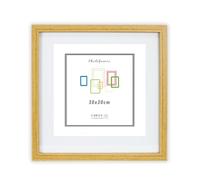 CHELY INTERMARKET MOD351 Marco Fotos Madera Moderno 30x30cm Con Paspartú Interno 20x20cm Estilo Decorativo Elegante Cuadro Decoración Vertical Pared Regalo Hogar Oficina Color Haya 1 Unidad