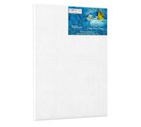 CHELY INTERMARKET MOD560 Lienzos Para Pintar 50x100 CM Bastidor Madera 16 MM Algodón Blanco Preimprimado Profesional Para Acrílico Óleo Manualidades Bellas Artes Artistas Aficionados