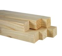 CHELY INTERMARKET Palos Madera 2x2x83cm Pack 6 Listones Naturales Para Bricolaje Carpintería Manualidades Proyectos DIY Corte Preciso Artesanía Decoración Construcción Tallado Lijado