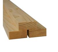 CHELY INTERMARKET Palos Madera 2x4,5x90cm Pack 3 Listones Naturales Para Bricolaje Carpintería Manualidades Proyectos DIY Corte Preciso Artesanía Decoración Construcción Tallado Lijado