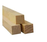 CHELY INTERMARKET Palos Madera 3x3x90cm Pack 3 Listones Naturales Para Bricolaje Carpintería Manualidades Proyectos DIY Corte Preciso Artesanía Decoración Construcción Tallado Lijado