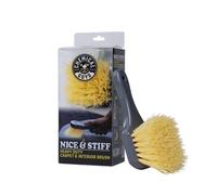 Chemical Guys ACCG02 Nice & Stiff - Cepillo de Limpieza para alfombras y Detalles Interiores, (Seguro para Autos, Camiones, SUV, caravanas, Motocicletas y más) Color Amarillo