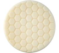 Chemical Guys BUFX_104_HEX6 Hex-Logic Light-Medium Almohadilla de Pulido Blanca (Almohadilla de 6.5 Pulgadas Hecha para Placas de Respaldo de 6 Pulgadas), Gris