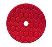 Chemical Guys BUFX117HEX6 Hex Logic Quantum Polishing Pad 6.5 Inch (165 mm) Red - Finishpad - Polishing Pad
