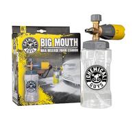 Chemical Guys EQP324 Cañón de Espuma de liberación máxima de Boca Grande (Lavado de Coche, Lavado de casa y Barco cañón de Espuma Que se Conecta a tu Lavadora a presión) Botella de 34 onzas