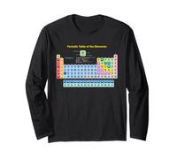 Chemical Periodic Table of Elements Novelty Graphic Designs Manga Larga